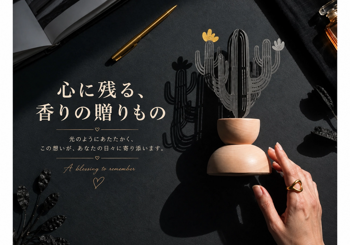 載入影片：静かに回って、香りが広がる。